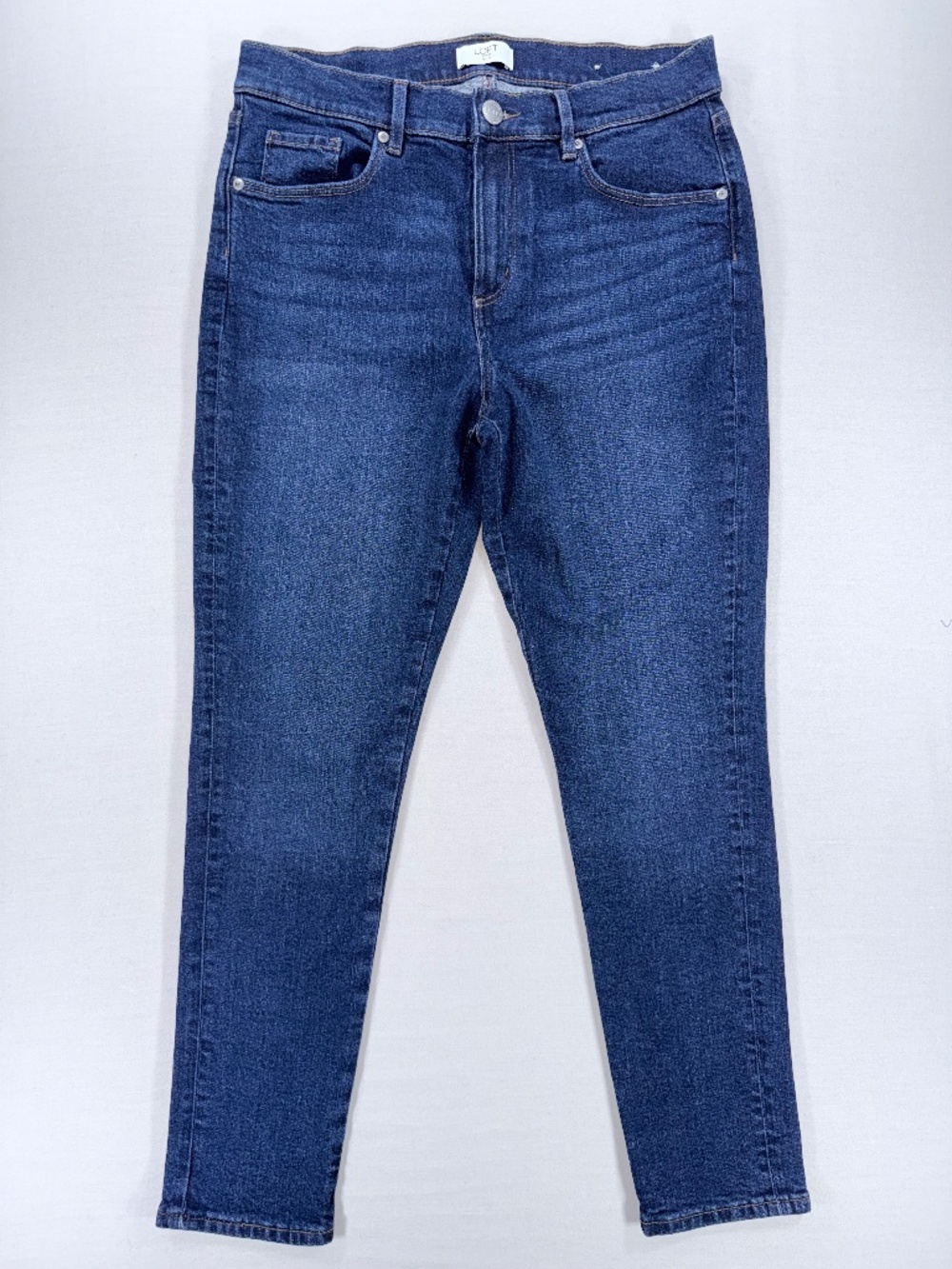 NWT LOFT Outlet Petite Skinny Jeans Dark Wash Size 6P / 28